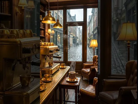 🎵Luxury Jazz Music: Golden Coffee Shop | SpaceFroot Golden Café🎵 | (short: 22)