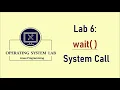 wait System Call Program in C