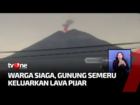 Aktivitas Gunung Semeru Fluktuatif, Warga Siaga di Luar Rumah