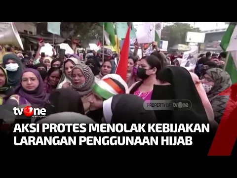 Dipicu Larangan Berhijab di Sekolah, Puluhan Siswa Lakukan Aksi Protes