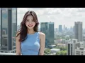 Download Lagu 플라워 브라톱과 데님 쇼츠, 자연광 속 그녀의 청량한 무드 Floral Bra Top and Denim Shorts, Her Breezy Vibe in Natural Light