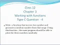 Class 12 - CS