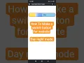 Day-Night switch mode Animation using html css And javascript