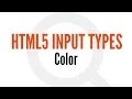 HTML5 Input Types Color