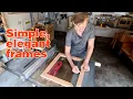 Picture frame BASICS How to make a simple picture frame using a tablesaw