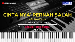 Download CINTA NYA' PERNAH SALAH - NADA WANITA | KARAOKE POP MANADO | KARAOKE HD | MOZ KARAOKE MP3