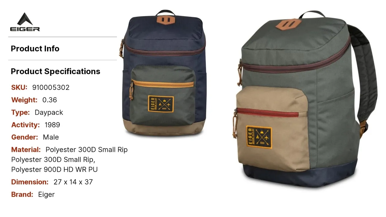 REVIEW TAS PINGGANG EIGER PALING POPULER : WB MEDIUM DAN WB VESSEL