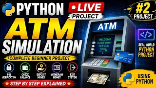 Python ATM Simulation Project for Beginners Complete Python Project CodingWithVikash
