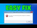 How To Fix The System Cannot find the File Specified Error - NEW 2026