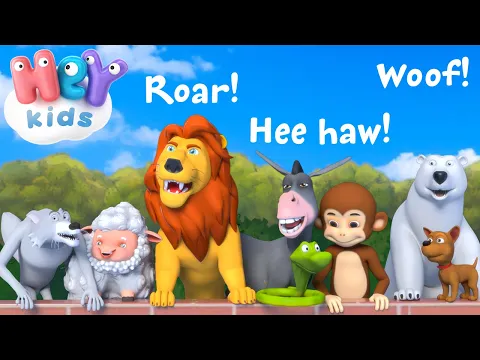 Download MP3 Animal Sounds Song | Animal Sounds for Kids + More Nursery Rhymes by HeyKids