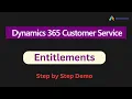 Dynamics 365 Customer Service Entitlements