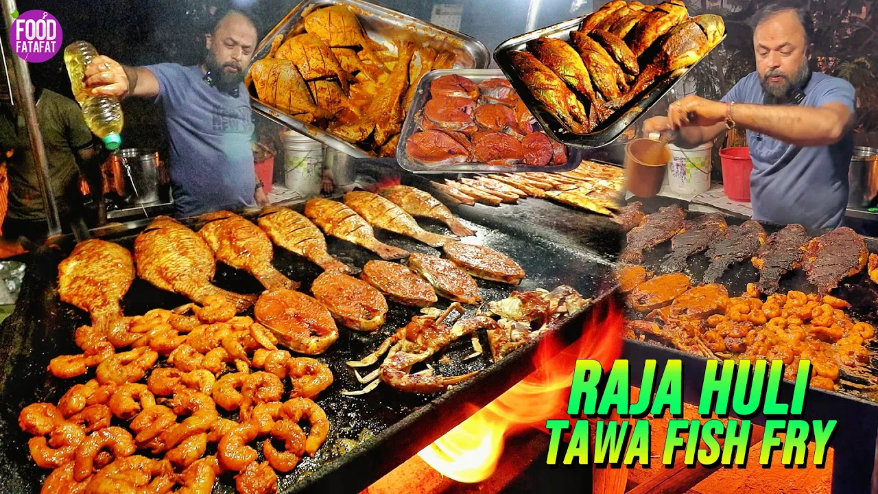 King Of Tawa Fish Fry Rajahuli       NonVeg Street Food   Street Food India