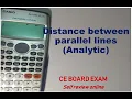Distance between parallel lines Analytic part 06 CE-