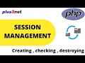 PHP Session variable creating checking and destroying using session - start using userid and name