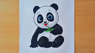Download How To Draw a Cute Panda Step by Step || Cute Panda Drawing MP3