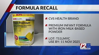 CVS Health infant formula recall