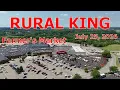 Rural King Lancaster Ohio Farmer s Market on July 25 2026 drone view in 4K