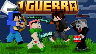 A PRIMEIRA GRANDE GUERRA ⚡ MINECRAFT GUERRA ⚡