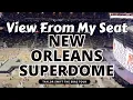 New Orleans Superdome View from my Seat - Taylor Swift Eras Tour