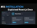 Installation - Explained React js Docs