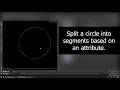Split a Circle or a Line based on Attribute or Color - Houdini VEX Tutorial