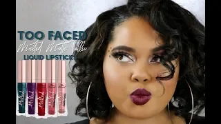 Download Too Faced Melted Matte-Tallic Liquified Lipstick Review + Try On Session | ALL Shades MP3