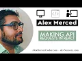 AM Coder - Making Api Requests in React Fetch Axios useFetch react-request