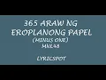 Download Lagu MNL48 - 365 Araw ng Eroplanong Papel [Minus One] (Lyrics)