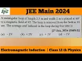 A rectangular loop of length 2 5 m and width 2m is placed at 60 to a magnetic field of 4 T The lo