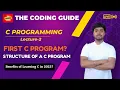 First C Program Header File Main Explained BCA B-Tech C Language Tutorials