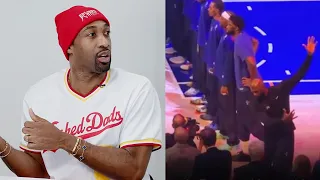 Gilbert Arenas REACT To LeBron James Horsing Around During National Anthem 