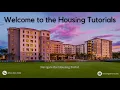 Navigate the Housing Portal - English Language