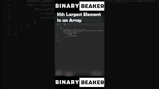 leetcode 215 Kth largest element in an array