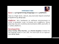 LEC 1 INTRODUCTION TO JAVA