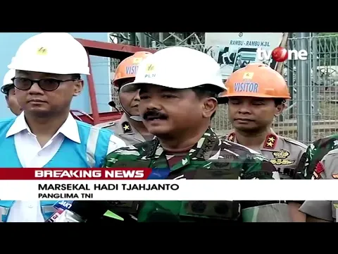 Panglima TNI & Kapolri Tinjau Gardu Induk Litsrik Daerah Kembangan