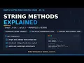 Dart Tutorial for Absolute Beginners 2026 Dart String Properties Methods Explained Ep 16