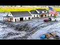 Colorado USA Struck by Severe Flooding Mud Debris Turn Roads To Rivers in Beulah Ouray County