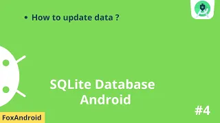 Android SQLite Database Tutorial How to Update Data in SQLite Database Android studio