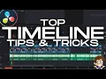 Top Timeline Tips Tricks for Beginners - Davinci Resolve Tutorial