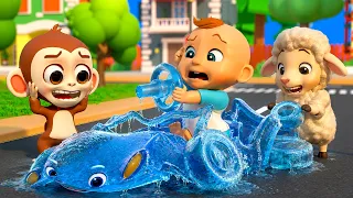 Colorful Cars Playtime Kids Nursery Rhyme | Educational Adventure Cartoons with LuLu LaLa