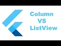Listview Vs Column SingleChildScrollView