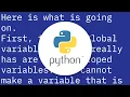 How to create module-wide variables in Python