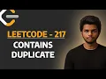 Google Interview Question Most asked Leetcode 217 Contains Duplicate jolleejoel EP 1