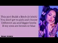 Bella Poarch - Build a bitch (Easy Lyrics) TIKTOK VIRAL \