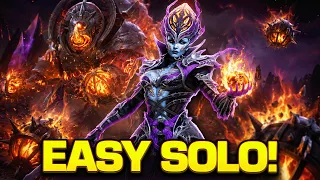 SOLO QUEEN Build Haggibah And SMASH Bommal Raid Shadow Legends Doom Tower Guide