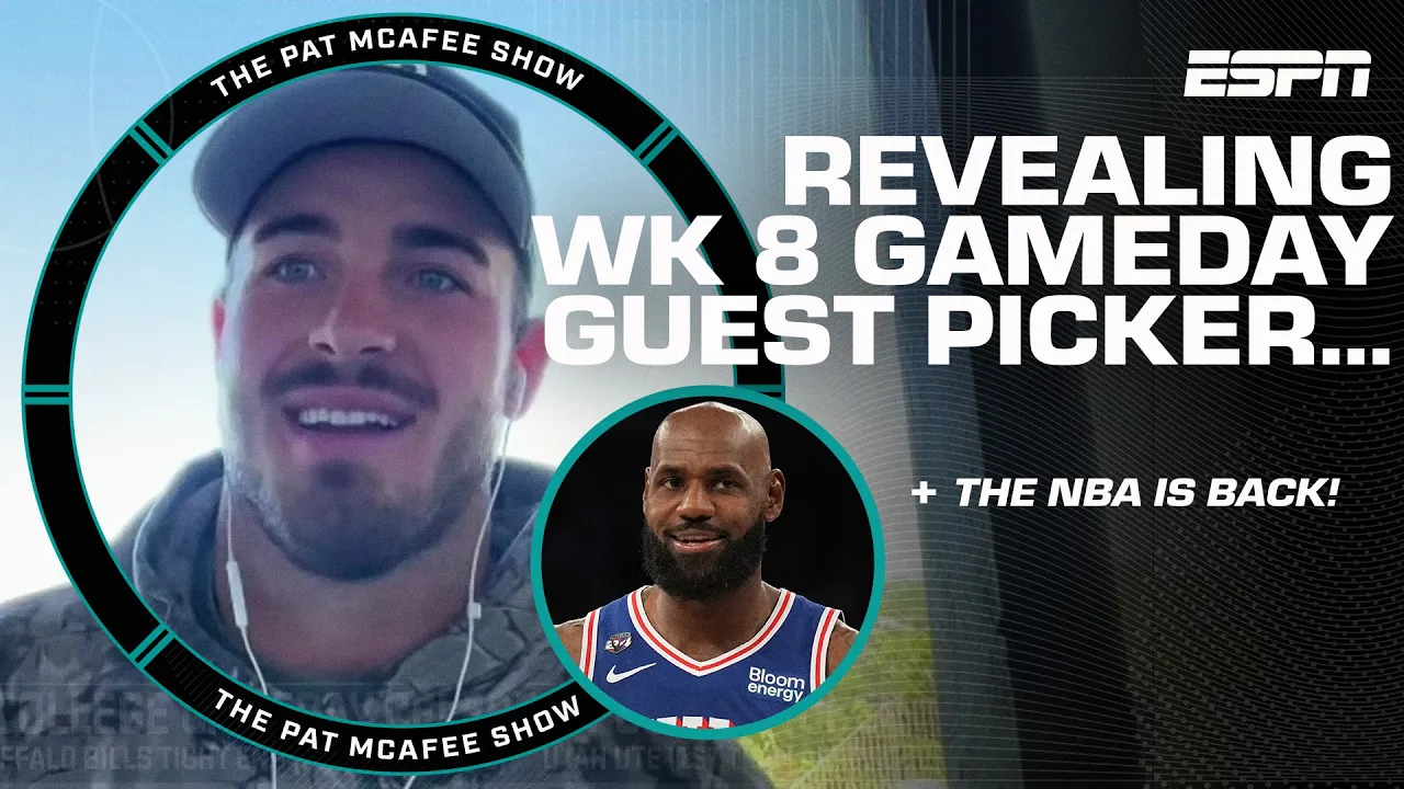 College GameDay Week 8 guest picker REVEAL 🏈 + NBA Opening Night reaction 🏀 | Best of McAfee