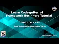 Learn CodeIgniter 4 Tutorials in Hindi -