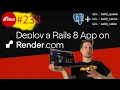 Deploy Rails 8 to Render com Solid Trifecta on Postgres
