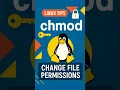 Linux Tips chmod in Linux Change File Permissions Easily