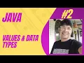 Values and data types in java tokens data types Java character set java tokens java program